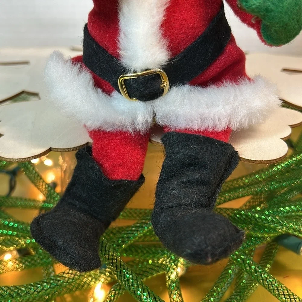 Annalee Santa 1990 mittens   Bells